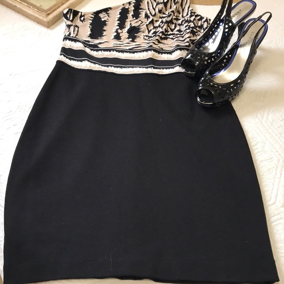 BCBGMaxAzria One Shoulder Dress - Picture 14 of 16